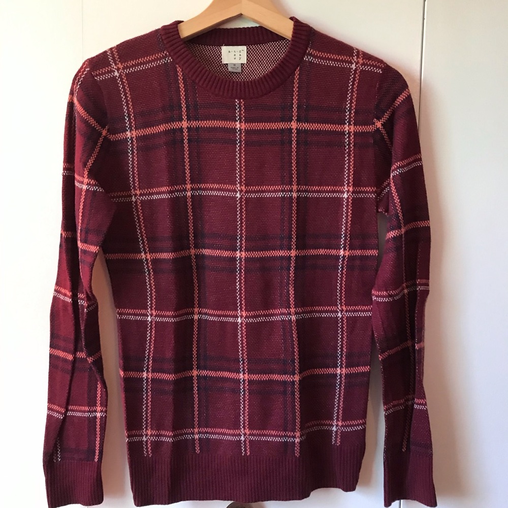 A New Day plaid sweater